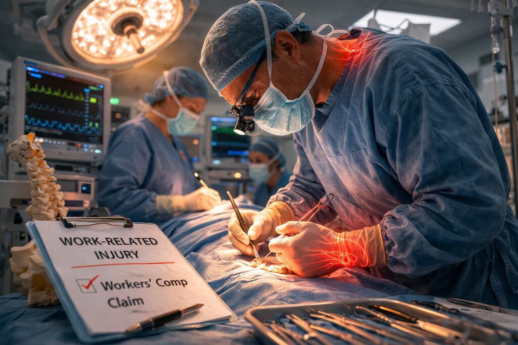 Insufficient Ergonomics in the OR: Can Surgeons File Workers’ Comp?